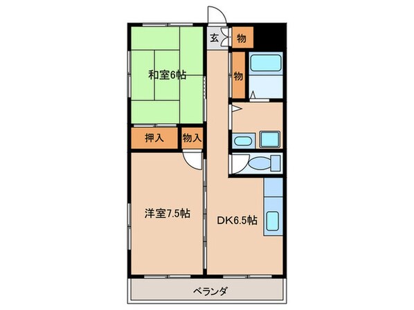 ベルコ－ト須磨本町の物件間取画像